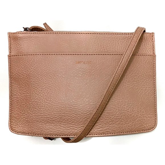 Matt & Nat Vegan Pebbled Leather Crossbody Purse - Picture 1 of 7
